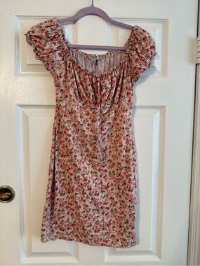 Justify Pink Floral Off-Shoulder Top